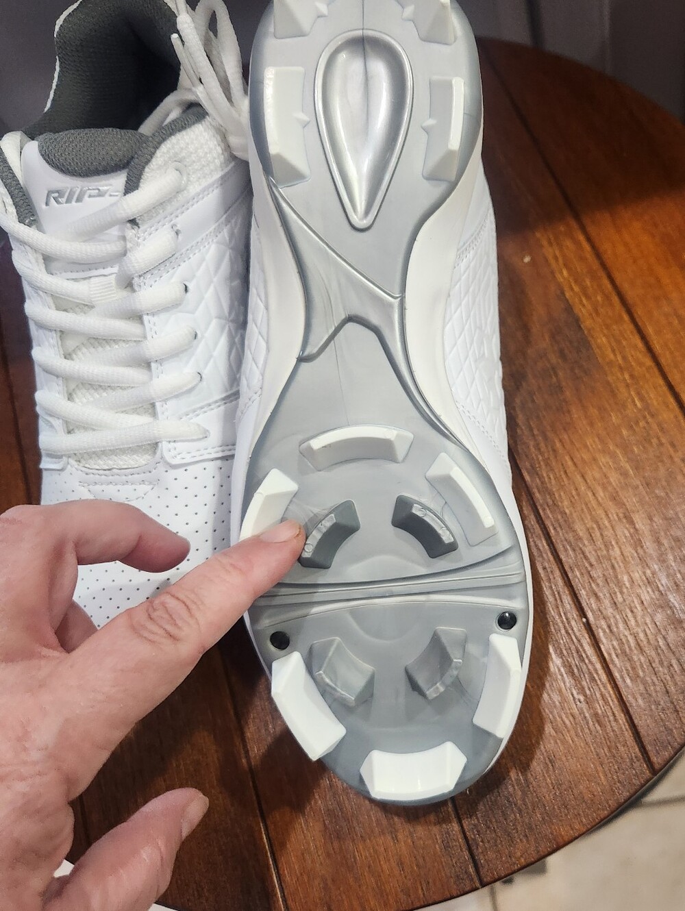 Rip It Softball Molded Cleats with Gray Accents